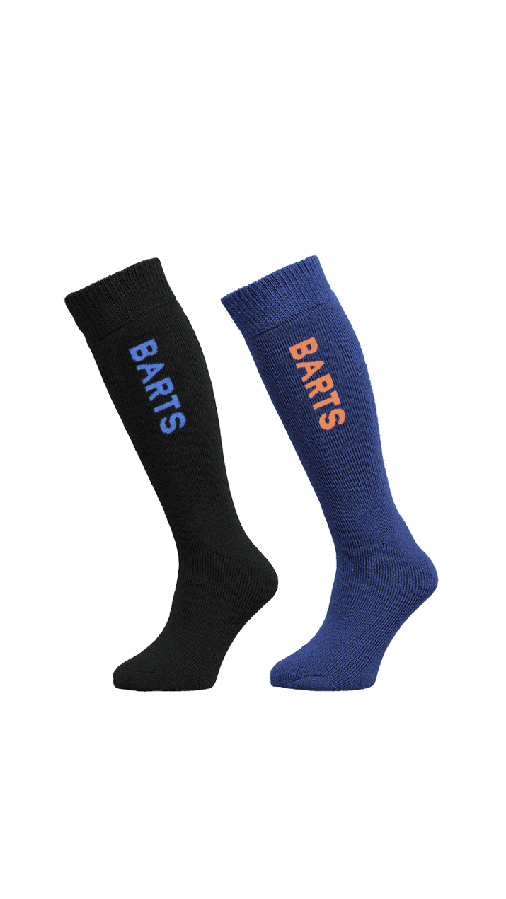 BARTS KIDS BASIC SOCK 2 PACK BLACK/BLUE 31-34