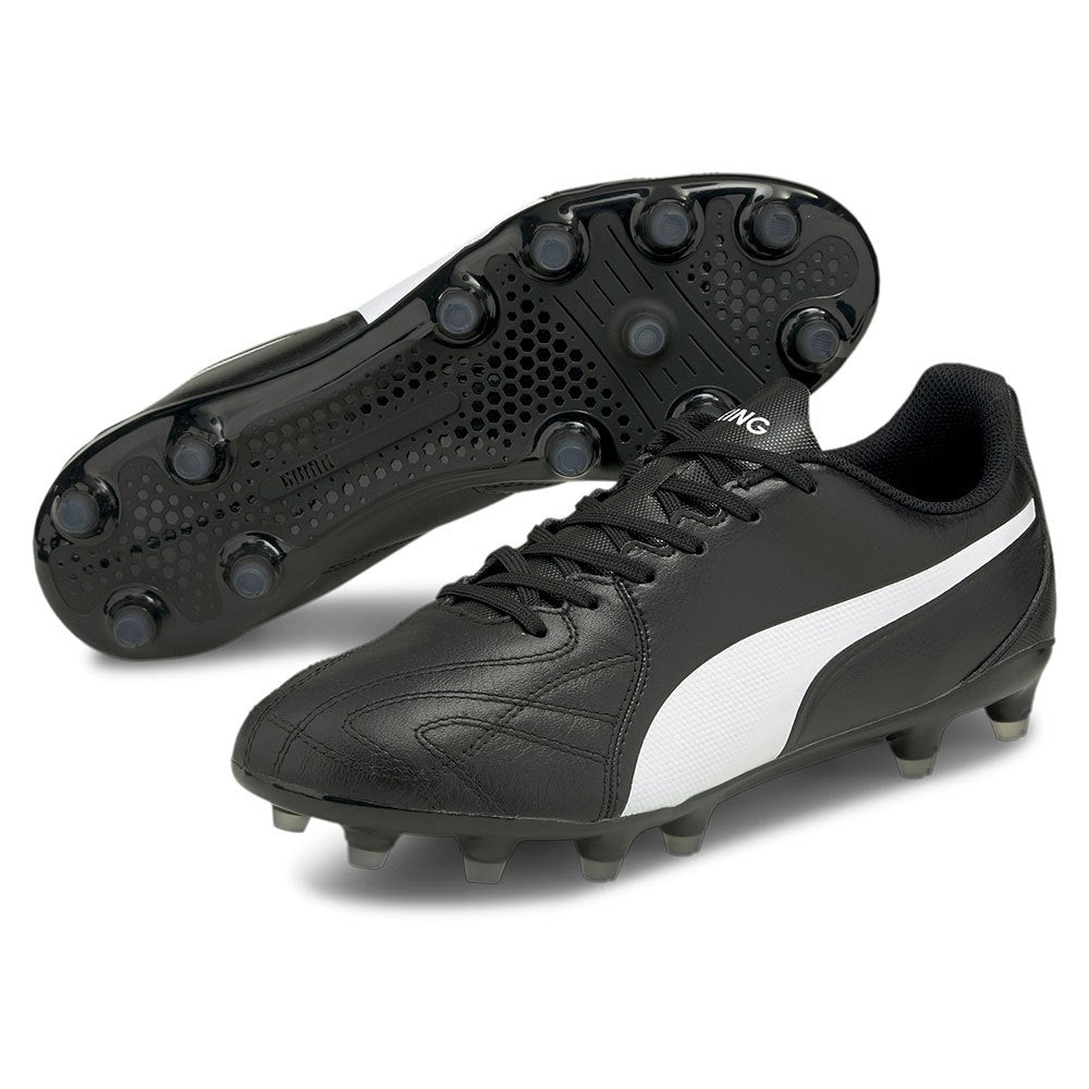 PUMA KING SENIOR HERO 21 FG FOOTBALL BOOT - BLACK/WHITE (106554)