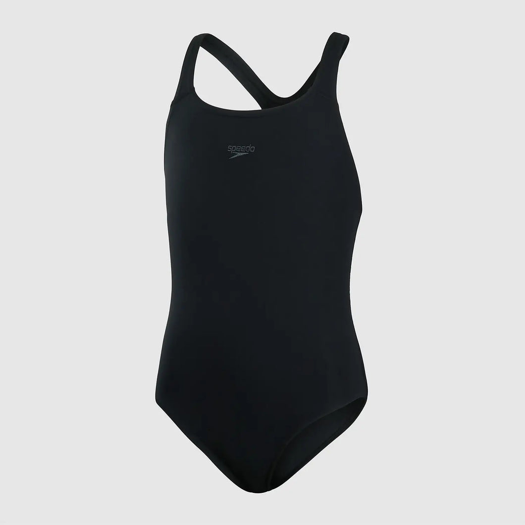 SPEEDO GIRLS ECO ENDURANCE+ MEDALIST SWIMSUIT BLACK