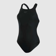 Load image into Gallery viewer, SPEEDO WOMENS ECO ENDURANCE+ MEDALIST SWIMSUIT BLACK
