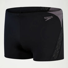 Load image into Gallery viewer, SPEEDO MENS HYPERBOOM AQUASHORT BLACK/GREY
