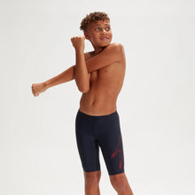 Load image into Gallery viewer, SPEEDO BOYS HYPERBOOM JAMMER NAVY/RED
