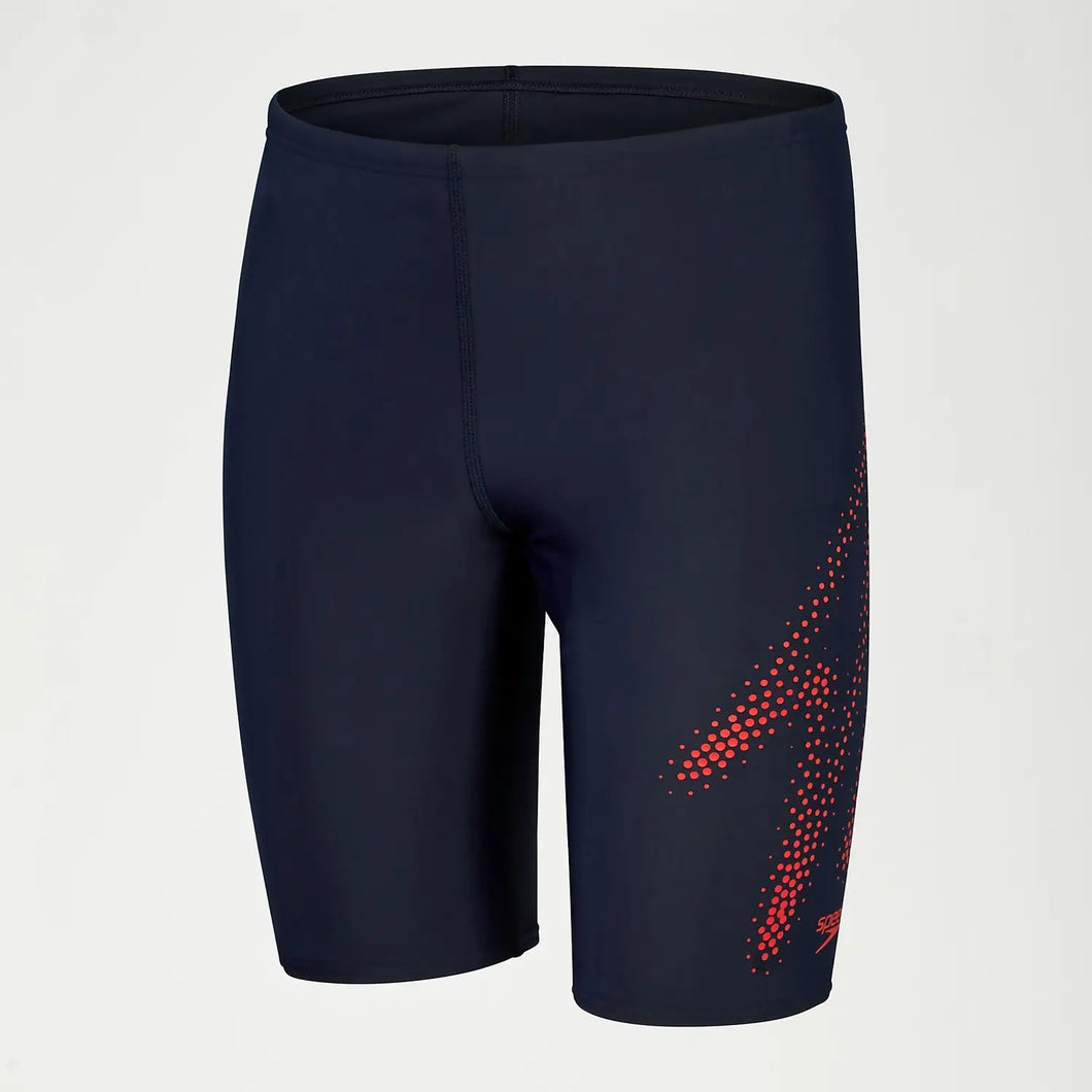 SPEEDO BOYS HYPERBOOM JAMMER NAVY/RED