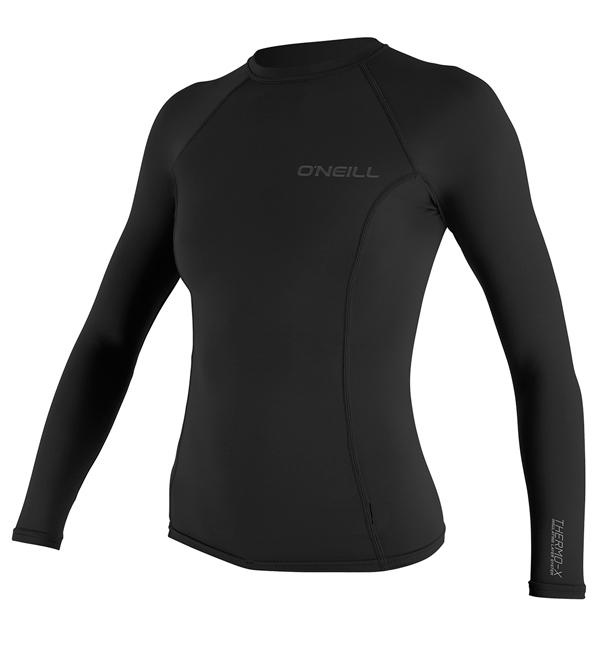 ONEILL WOMENS THERMO X LONG SLEEVE TOP - BLACK (5025 002)