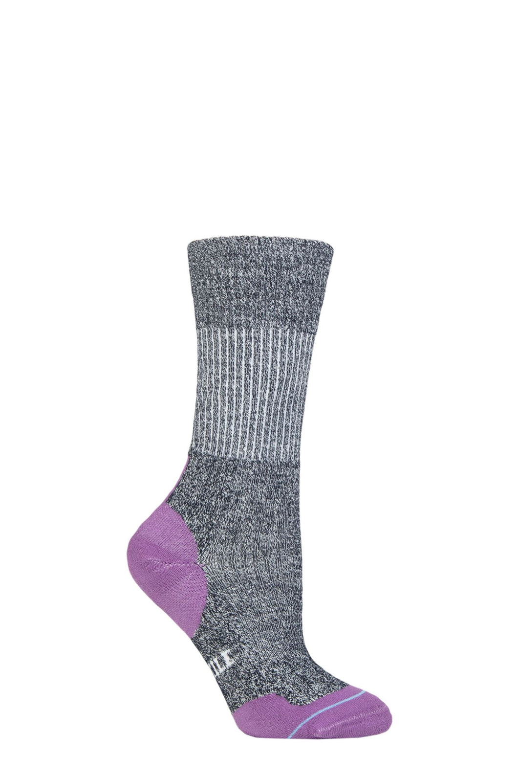 1000 WOMENS FUSION WALK SOCK NAVY/MARL