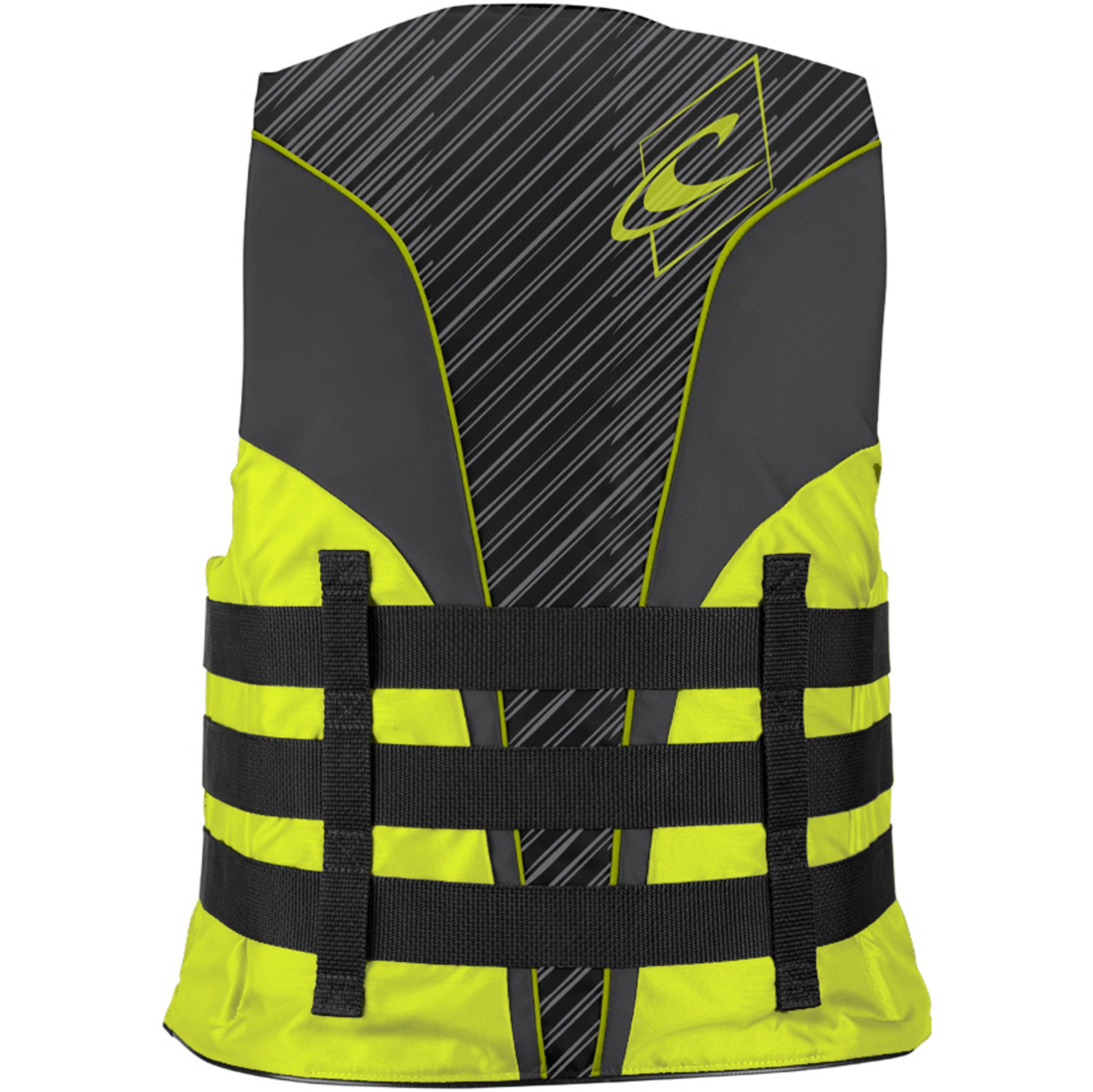 ONEILL MENS SUPERLITE 50N CE IMPACT VEST - BLACK/LIME