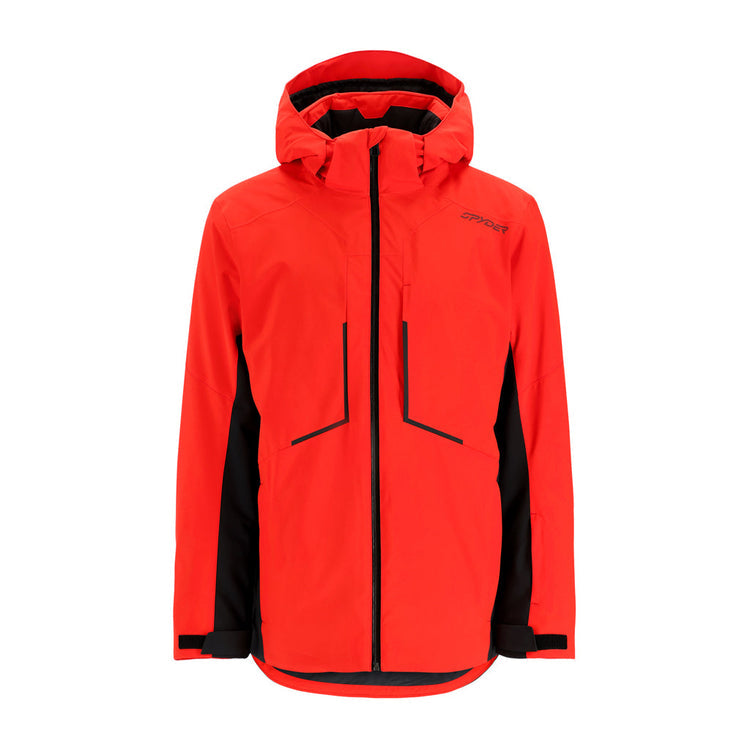 SPYDER MENS PRIMER INSULATED SKI JACKET VOLCANO