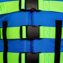 Load image into Gallery viewer, JOBE YOUTH NYLON LIFE VEST BLUE/LIME
