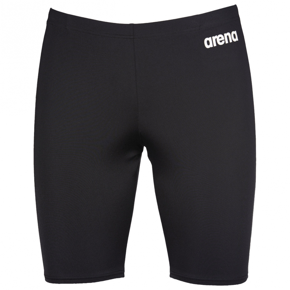 ARENA MENS TEAM SWIM JAMMER SOLID BLACK/WHITE