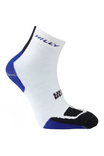 Load image into Gallery viewer, RONHILL MENS HILLY TWIN SKIN SOCK - WHITE/BLUE/BLACK
