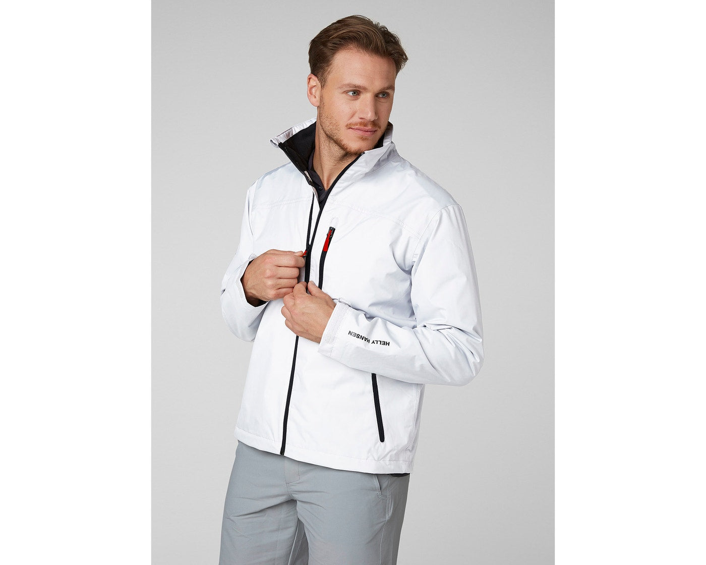 Men's Crew Hooded Jacket by Helly Hansen