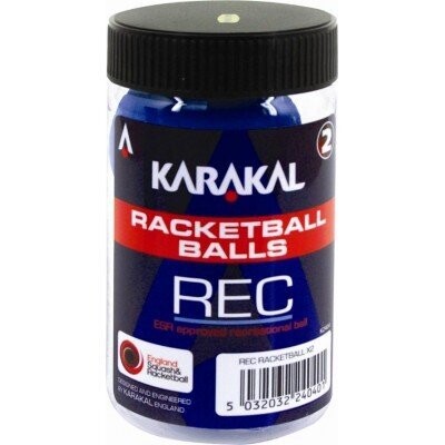 KARAKAL BLUE REC RACKETBALL TUB X2