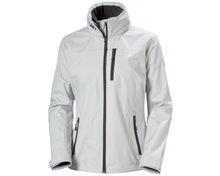 Load image into Gallery viewer, HELLY HANSEN WOMENS CREW MIDLAYER JACKET - GREY
