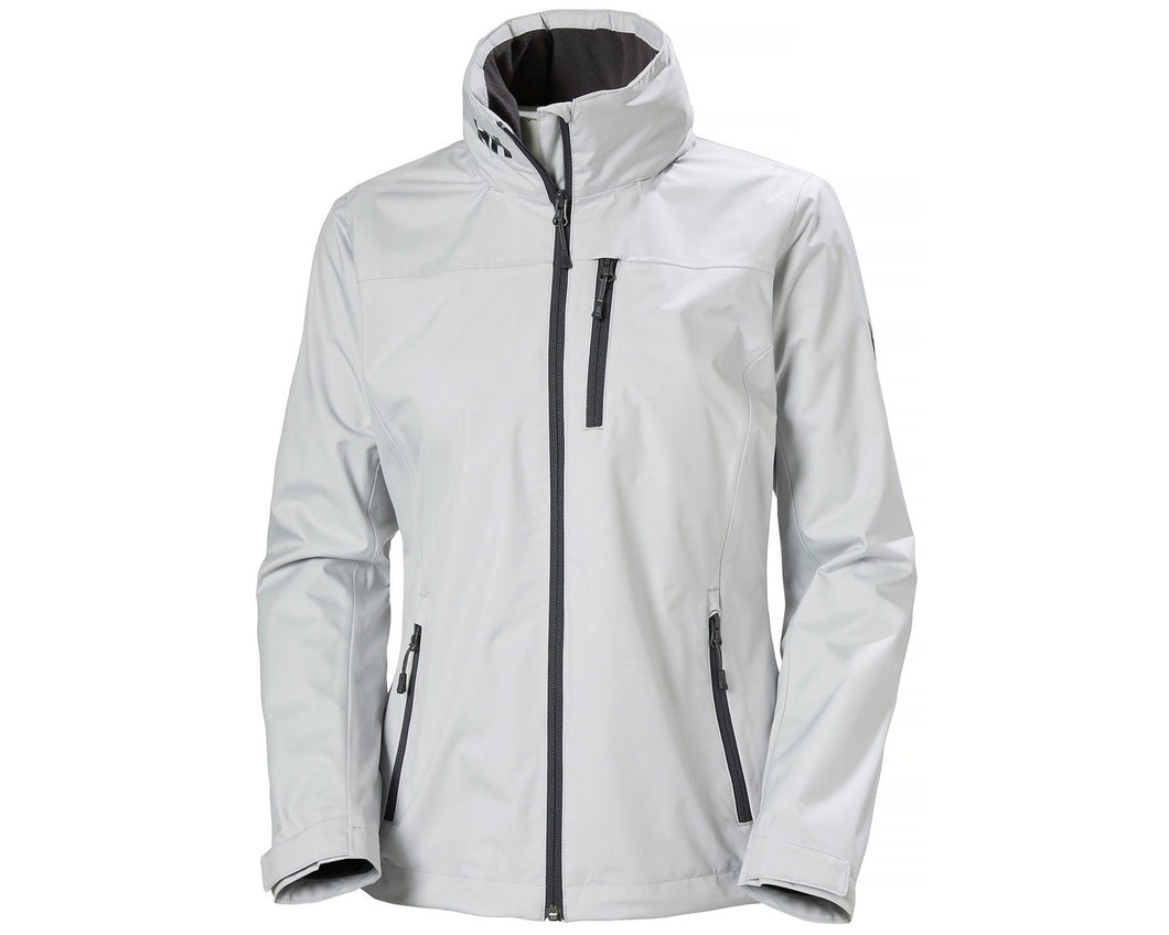 HELLY HANSEN WOMENS CREW MIDLAYER JACKET - GREY