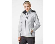 Load image into Gallery viewer, HELLY HANSEN WOMENS CREW MIDLAYER JACKET - GREY
