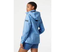 Load image into Gallery viewer, HELLY HANSEN WOMENS CREW HOODED SAILING JACKET BLUE
