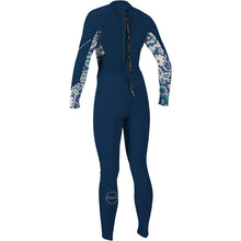 Load image into Gallery viewer, ONEILL WETSUITS WOMENS BAHIA 3/2 FULL SUIT NAVY/BLUE/WHITE
