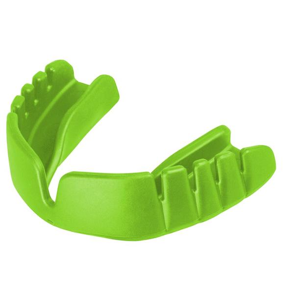 OPRO JUNIOR SNAP FIT MOUTHGUARD - NEON GREEN
