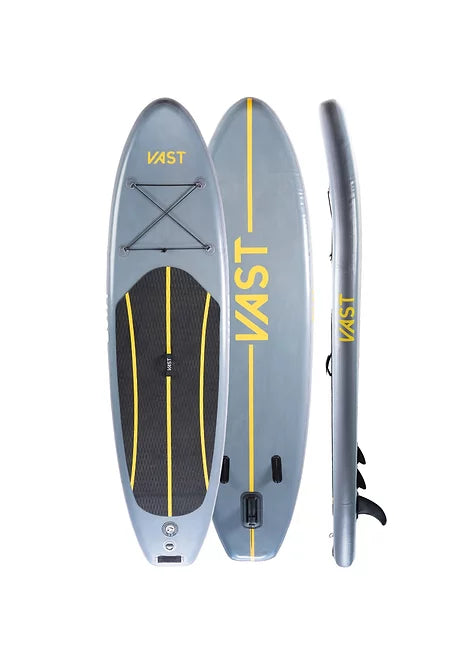 VAST 9.8' ECLIPSE SPORT PADDLE BOARD CHARCOAL/YELLOW