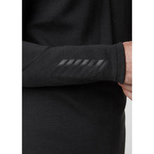 Load image into Gallery viewer, HELLY HANSEN MEN&#39;S LIFA MERINO MIDWEIGHT 1/2 ZIP BASELAYER BLACK
