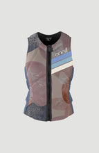 Load image into Gallery viewer, ONEILL GIRLS SLASHER COMPETITION VEST - DESRT BLOOM/DRIFT BLUE
