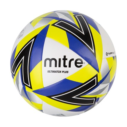MITRE ULTIMATCH PLUS MATCH BALL BLUE/YELLOW/BLACK