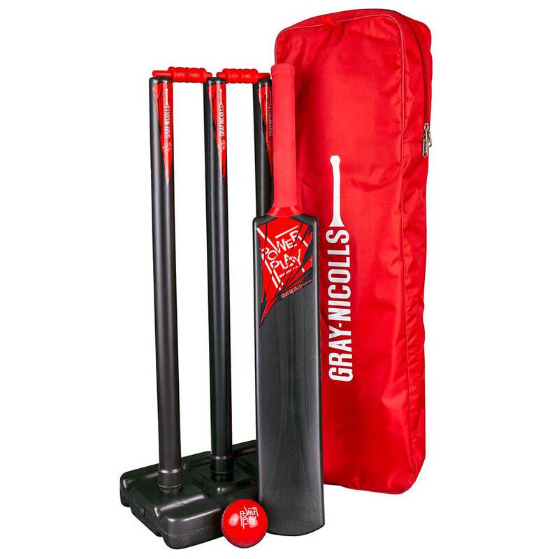 GRY NICOLLS POWERPLAY CRICKET SET - SIZE 4 - BLACK