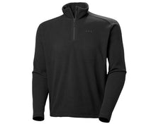 Load image into Gallery viewer, HELLY HANSEN MEN&#39;S SNOW SKI DAYBREAKER HALF ZIP PULLOVER FLEECE BLACK
