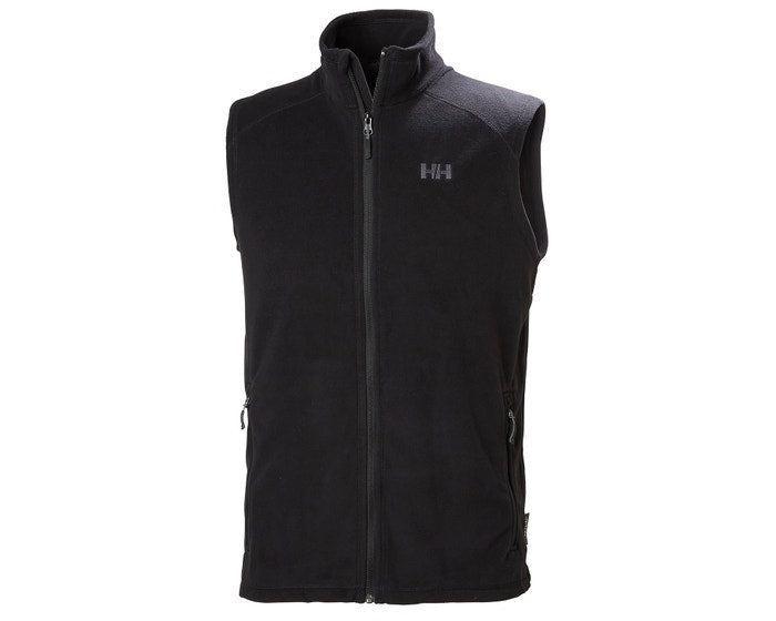 HELLY HANSEN MEN'S SNOW SKI DAYBREAKER LIGHTWEIGHT FLEECE VEST/GILET BLACK