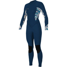 Load image into Gallery viewer, ONEILL WETSUITS WOMENS BAHIA 3/2 FULL SUIT NAVY/BLUE/WHITE

