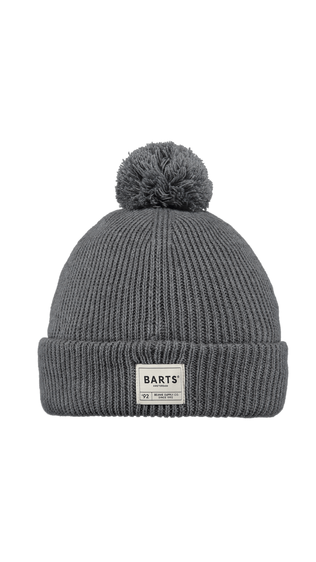 BARTS MENS ARKADE BEANIE - DARK HEATHER GREY