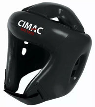 Load image into Gallery viewer, CIMAC HEADGUARD PU BLACK MEDIUM
