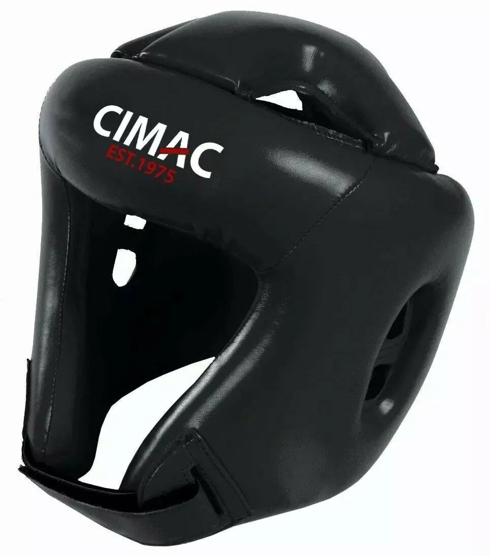 CIMAC HEADGUARD PU BLACK MEDIUM