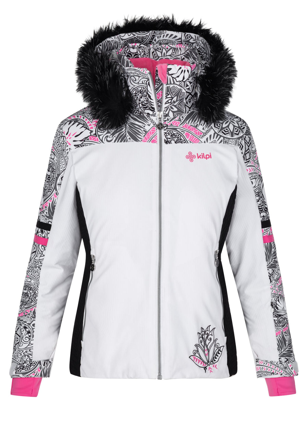 KILPI WOMENS LENA SKI JACKET - WHITE