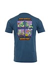 Load image into Gallery viewer, WEIRD FISH MENS WORK OUT ARTIST TSHIRT - BLUE
