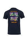 Load image into Gallery viewer, WEIRD FISH MENS WORK OUT ARTIST TSHIRT - NAVY
