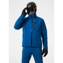 Load image into Gallery viewer, HELLY HANSEN MENS SWIFT STRETCH SNOW SKI JACKET BLUE
