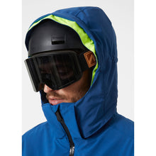 Load image into Gallery viewer, HELLY HANSEN MENS SWIFT STRETCH SNOW SKI JACKET BLUE
