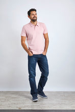Load image into Gallery viewer, WEIRD FISH MENS JETSTREAM ECO POLO - DESERT ROSE
