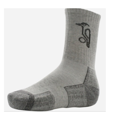KOOKABURRA  CLUB CRICKET SOCKS GREY (291117)