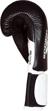 Load image into Gallery viewer, ADIDAS HYBRID BOXING GLOVE 100 BLACK/WHITE 14OZ
