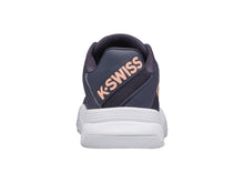 Load image into Gallery viewer, KSWISS GIRLS TENNIS COURT EXPRESS SHOE -GRAYSTONE/PEACH
