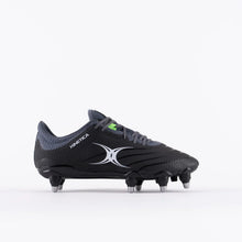 Load image into Gallery viewer, GILBERT KINETICA PRO POWER 8S RUGBY BOOT BLACK
