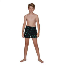 Load image into Gallery viewer, SPEEDO BOYS JUNGLEROAR  13&#39; PRINT WATERSHORTS - BLACK/GREEN
