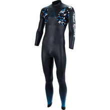 Load image into Gallery viewer, AQUASPHERE MENS AQUASKIN FULL BLACK/TURQUIOSE (SU8400143)
