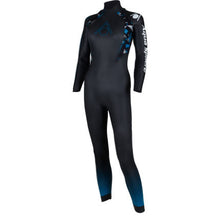 Load image into Gallery viewer, AQUASPHERE WOMENS AQUASKIN FULL - BLACK/TURQUIOSE (SU8410143)
