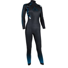 Load image into Gallery viewer, AQUASPHERE WOMENS AQUASKIN FULL - BLACK/TURQUIOSE (SU8410143)

