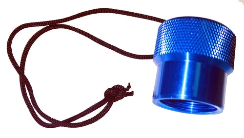 BEAVER DIVING BLUE FEMALE ALUMINIUM DIN DUST CAP
