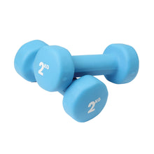 Load image into Gallery viewer, FITNESS MAD 2KG NEOPRENE DUMBBELLS - PAIR
