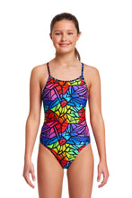 Load image into Gallery viewer, FUNKITA GIRLS CABBAGE PATCH DIAMOND BACK ONE PIECE SWIMSUIT
